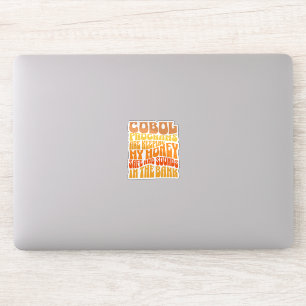 Sticker Les programmes Cobol sont dans l'autocollant d'ent