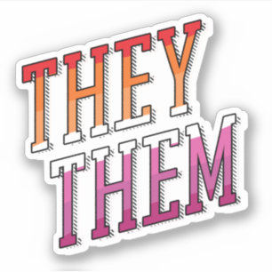 Sticker Les Prononononononononononiques Lesbiennes Ils