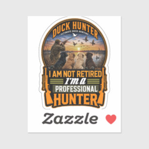 Sticker Les Quatre Retrievers – Chasse au Canard