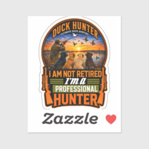 Sticker Les Quatre Retrievers – Chasse au Canard