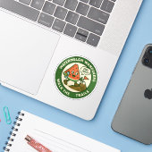 Sticker Les Randonneurs Pastèque Sur Les Sentiers (Ordinateur portable avec iPhone)
