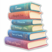 Sticker Les romans de Jane Austen VIII (Devant)