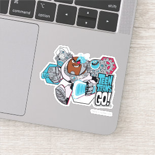 Sticker Les titans de l'adolescence vont ! graphique de