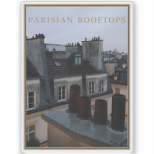 Sticker Les toits de Paris
