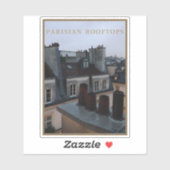 Sticker Les toits de Paris (Feuille)