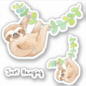 Sticker Les vignes de la Jungle de Sloth se penchent (Devant)