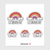 STICKER LESBIENNE AF (Feuille)
