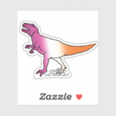 Sticker Lesbisaurus (Feuille)