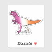 Sticker Lesbisaurus (Feuille)