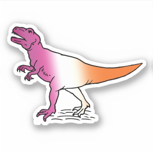 Sticker Lesbisaurus (Devant)