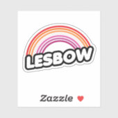 Sticker Lesbow - Coucher de soleil (Feuille)