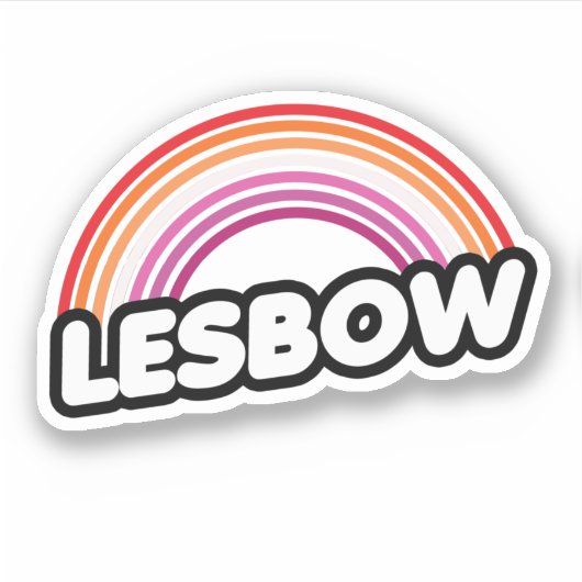 Sticker Lesbow - Coucher de soleil (Devant)