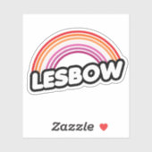 Sticker Lesbow - Coucher de soleil (Feuille)