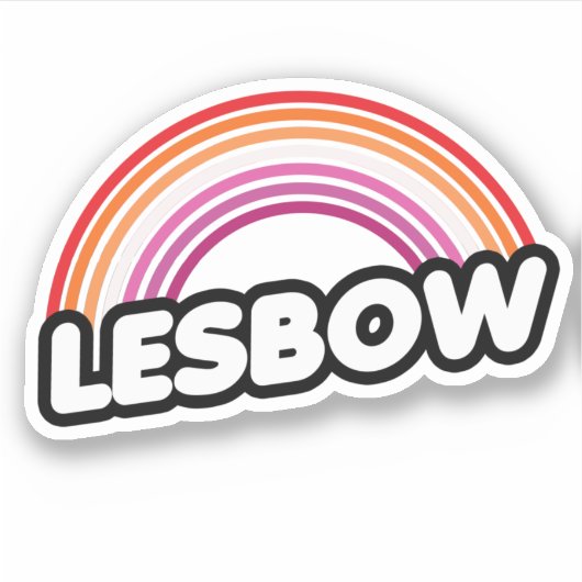 Sticker Lesbow - Coucher de soleil (Devant)