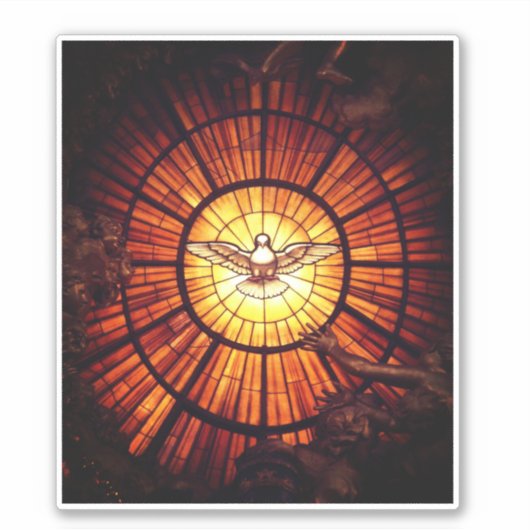 Sticker L'Esprit Saint (Bernini) (Devant)