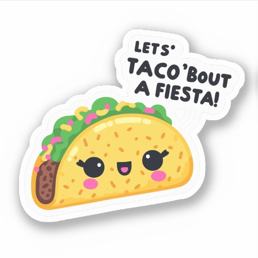 Sticker Let 'Bout a fiesta (Devant)