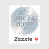 Sticker Let It Snow (Feuille)