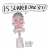 Sticker L'été est-il déjà terminé ? - Erica Crooks Comics (Devant)
