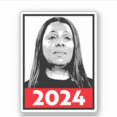 Sticker Letitia James 2024 (Devant)