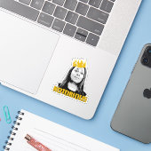 Sticker Letitia James NYAG (Ordinateur portable avec iPhone)