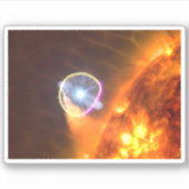 Sticker L'Étoile Naine Blanche Du Cygni V407 (Devant)