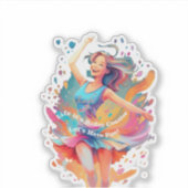 Sticker Let's Have Fun,Life a Roller Coaster (Devant)