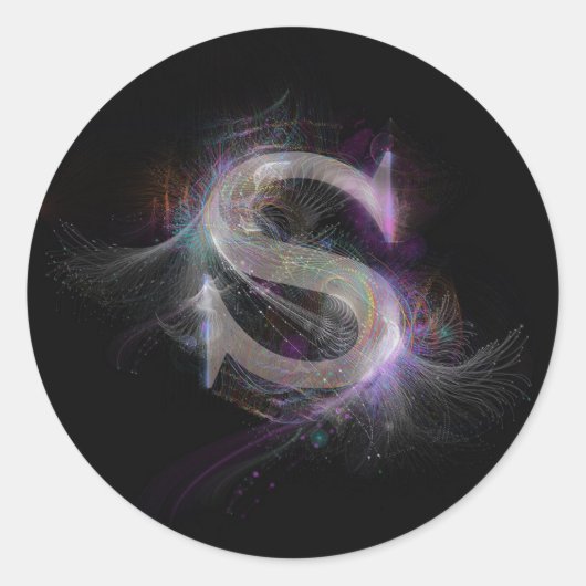 Sticker letter S (Voorkant)