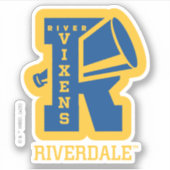 Sticker Letterman River Vixens (Devant)