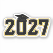 Sticker Lettermen Class of 2027 Graduation (Recto)