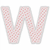 STICKER LETTERS MADE UP OF HEARTS (Devant)