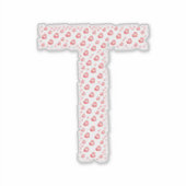 STICKER LETTERS MADE UP OF HEARTS (Devant)