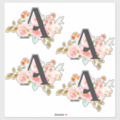 Sticker Lettre A (Feuille)
