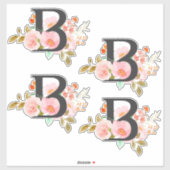 Sticker Lettre B (Feuille)