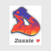 Sticker Lettre D - Night Sky (Feuille)