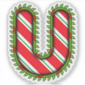 Sticker Lettre de Noël R (Devant)
