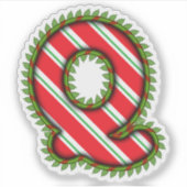 Sticker Lettre de Noël X (Devant)