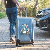 Sticker Lettre Décorative A Avec Émail Bleu (Valise Insitu)
