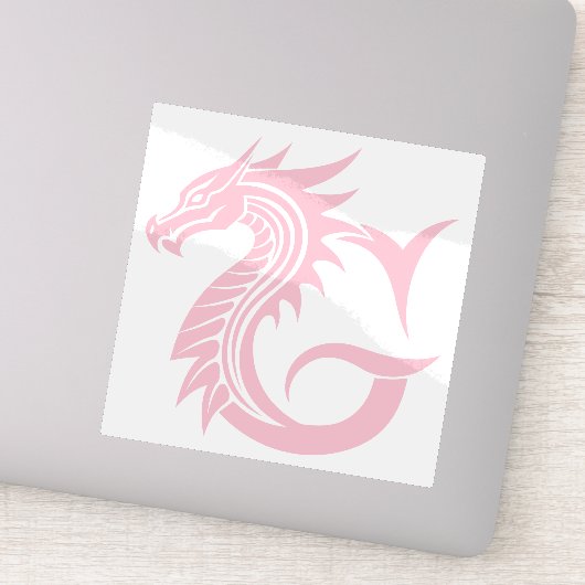 Sticker Lettre G de style dragon, Alphabet du dragon, Mono (Détail)