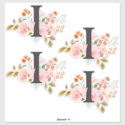 Sticker Lettre I (Feuille)