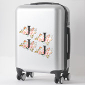 Sticker Lettre J (Sur valise)