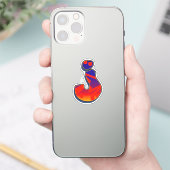 Sticker Lettre J - Night Sky (Téléphone)