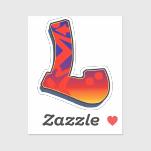 Sticker Lettre L - Night Sky