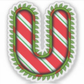 Sticker Lettre Noël R (Devant)