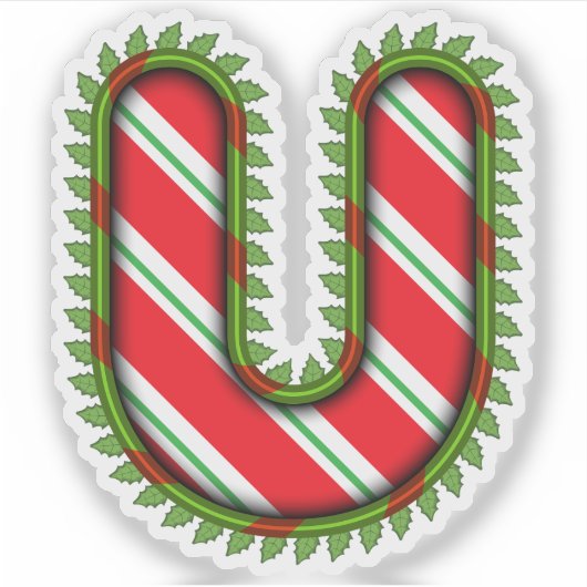 Sticker Lettre Noël R (Devant)