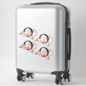 Sticker Lettre O (Sur valise)
