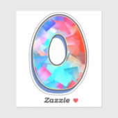 Sticker Lettre O_ Graffiti lettres alphabet (Feuille)