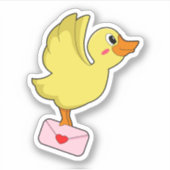 STICKER LETTRE PORTEFEUILLE DE CANARD (Devant)
