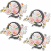 Sticker Lettre Q (Devant)