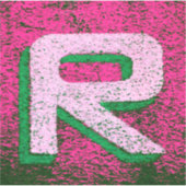 Sticker Lettre r (Devant)