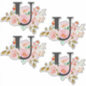 Sticker Lettre U (Devant)